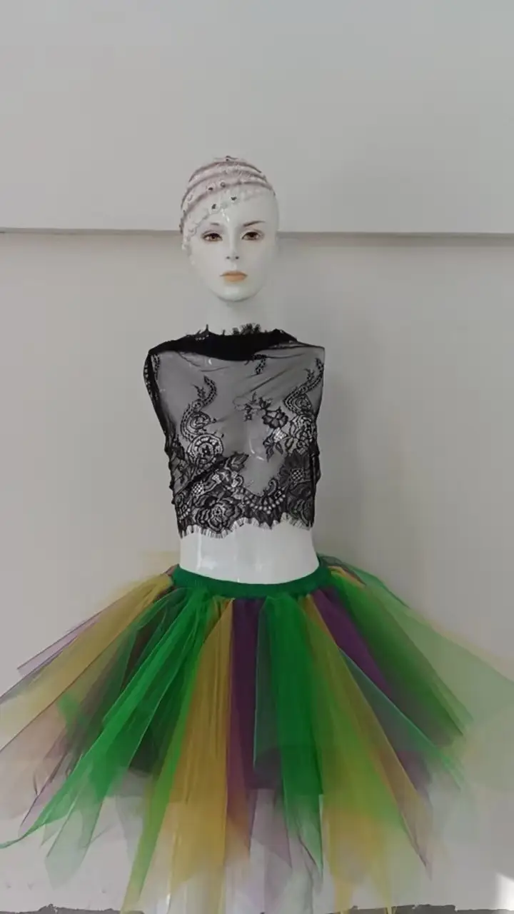 LED Starry Tulle Skirt for Studio Wedding Photography