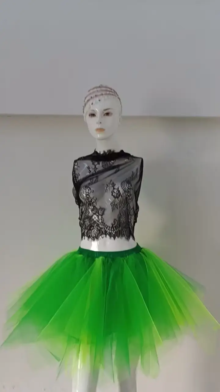 LED Starry Tulle Skirt for Studio Wedding Photography