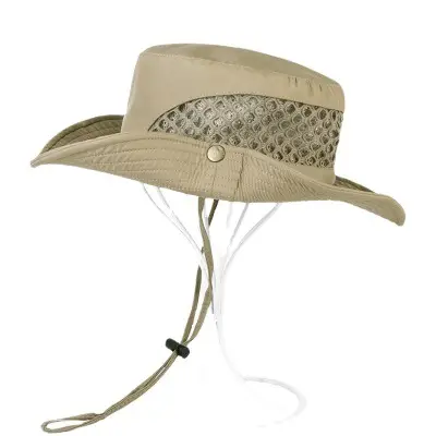 Men's Korean Style Sun Hat with Mesh Back