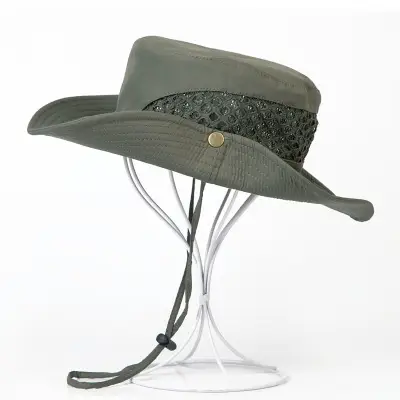 Men's Korean Style Sun Hat with Mesh Back