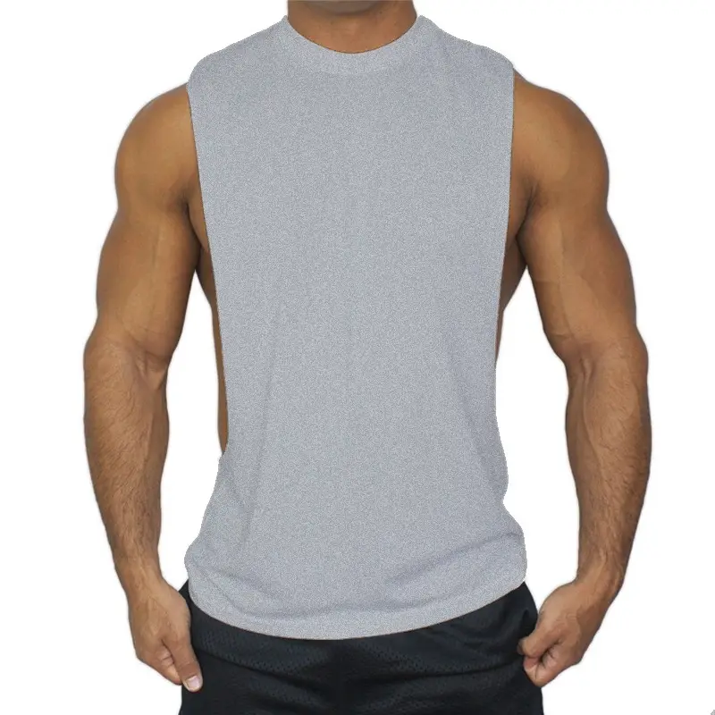 Men's White Sleeveless V-Neck T-Shirt - Image 10