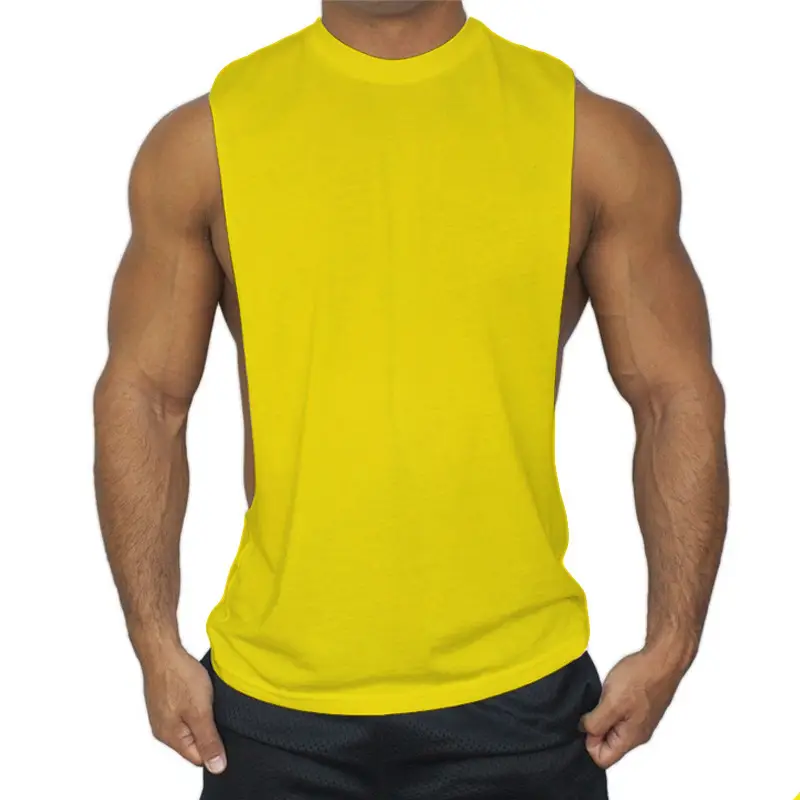 Men's White Sleeveless V-Neck T-Shirt - Image 11