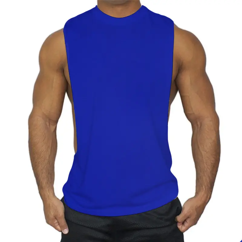 Men's White Sleeveless V-Neck T-Shirt — feature 4