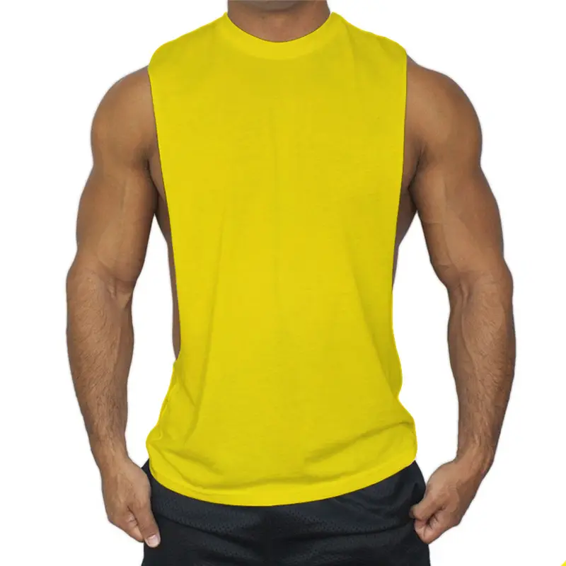 Men's White Sleeveless V-Neck T-Shirt — feature 6