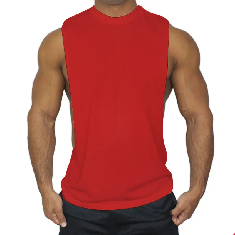 Men's White Sleeveless V-Neck T-Shirt - Image 3
