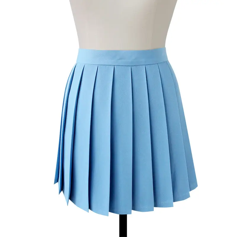 Pink Pleated High Waist Skirt for Women - Image 10