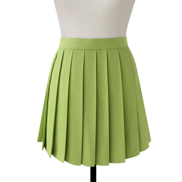 Pink Pleated High Waist Skirt for Women - Image 5