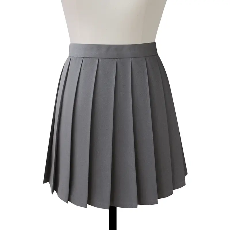 Pink Pleated High Waist Skirt for Women - Image 9