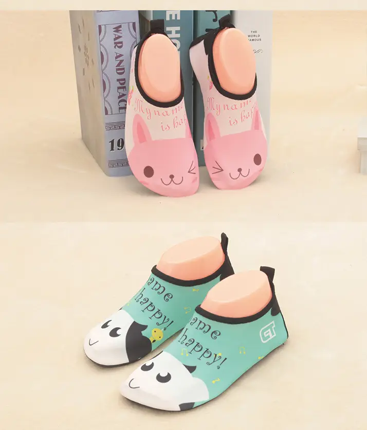 Cute Cartoon Baby Slip-On Shoes Blue Cat Soft Soles โ feature 10