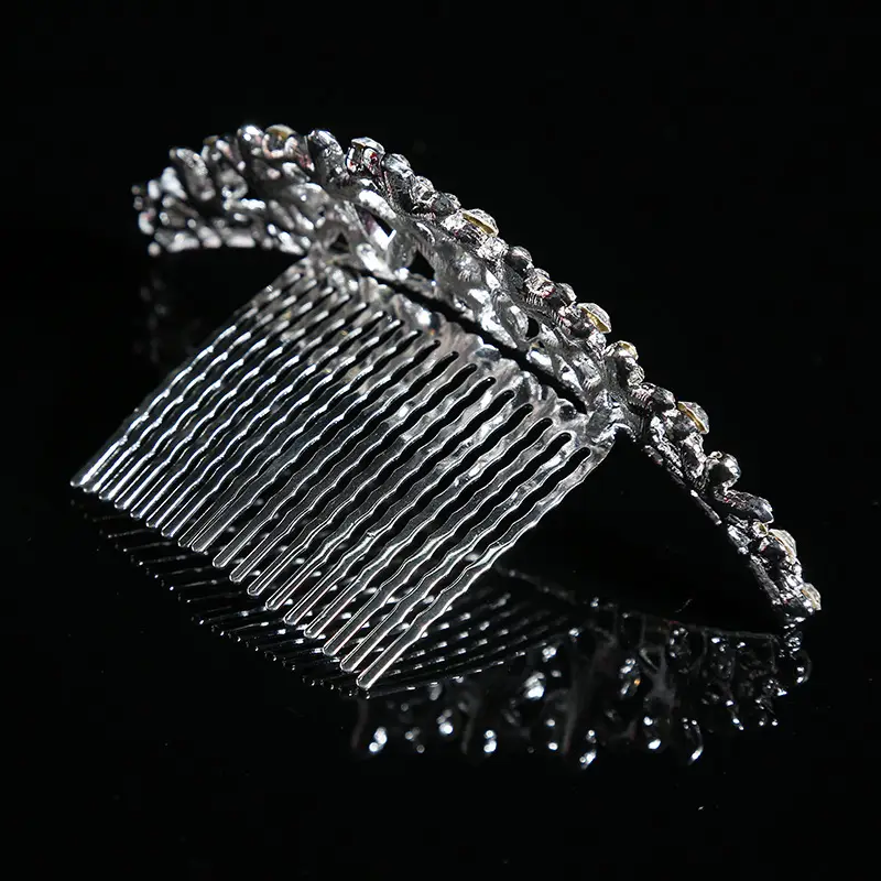 Alloy Rhinestone Bridal Headdress Crown - Image 6