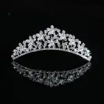 Alloy Rhinestone Bridal Headdress Crown — feature 16