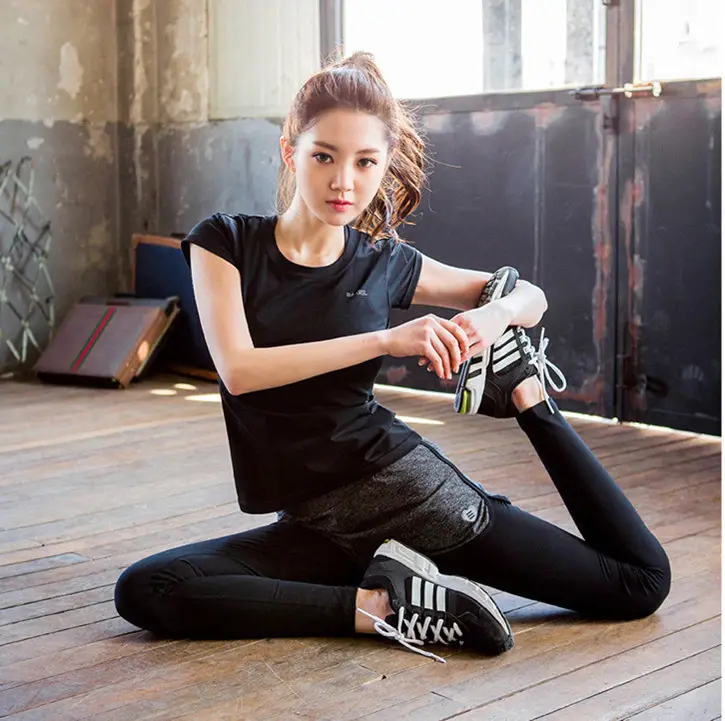 Korean Style Stretch Black Sports Shorts Running Large - Image 16