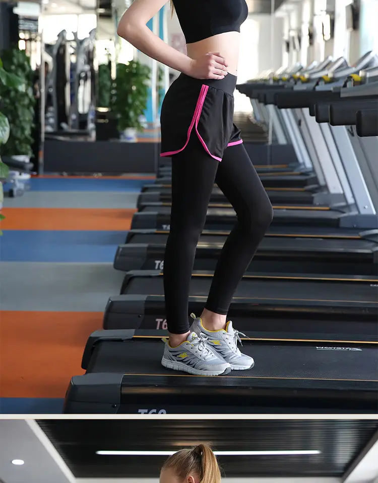Korean Style Stretch Black Sports Shorts Running Large — feature 16