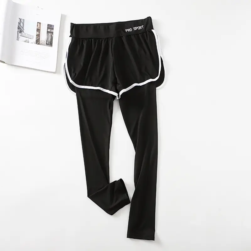Korean Style Stretch Black Sports Shorts Running Large - Image 7