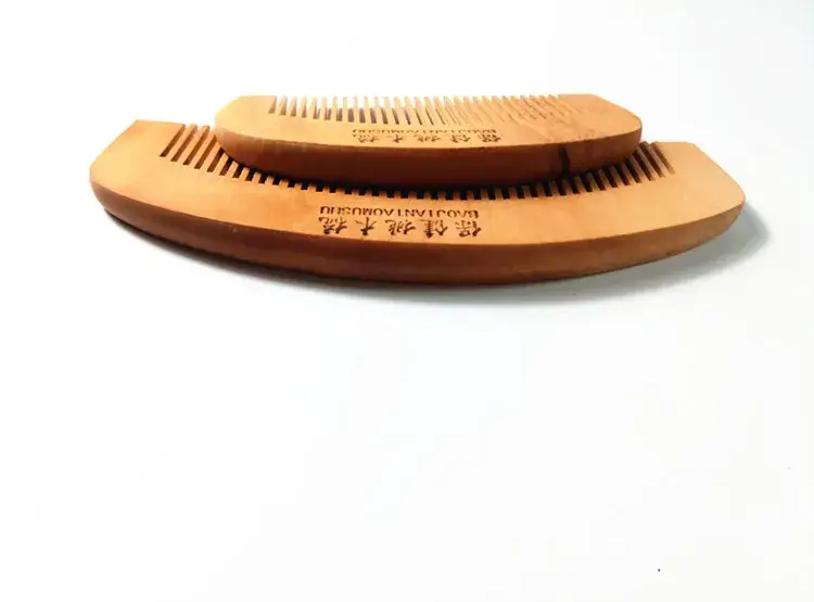 Peach Wood Anti-Static Combs for Hair Styling — feature 12