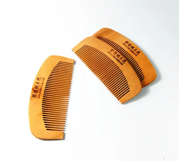 Peach Wood Anti-Static Combs for Hair Styling — feature 17