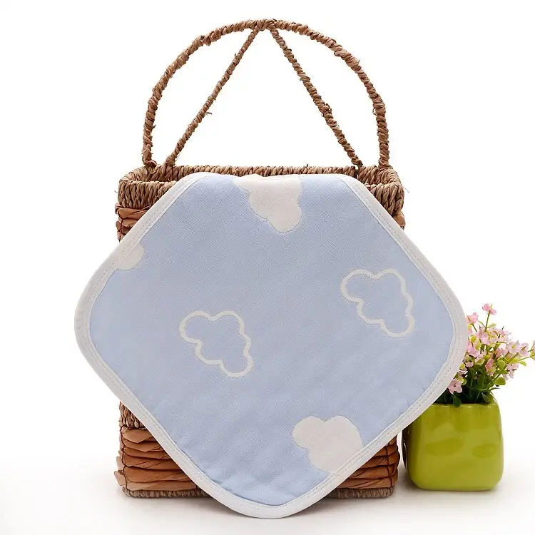Cotton Baby Handkerchief with Crown Print - Image 11