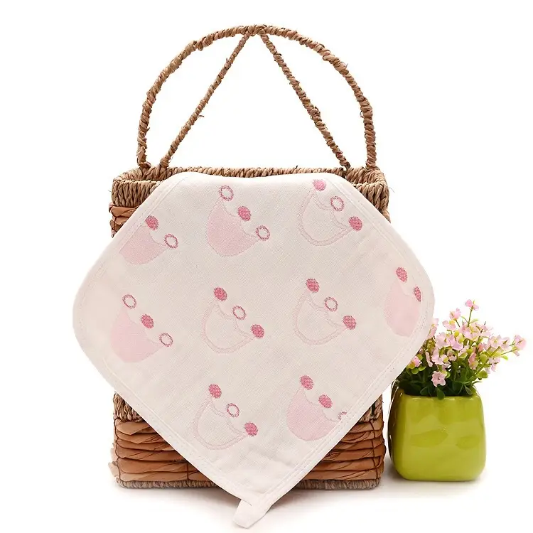 Cotton Baby Handkerchief with Crown Print - Image 14