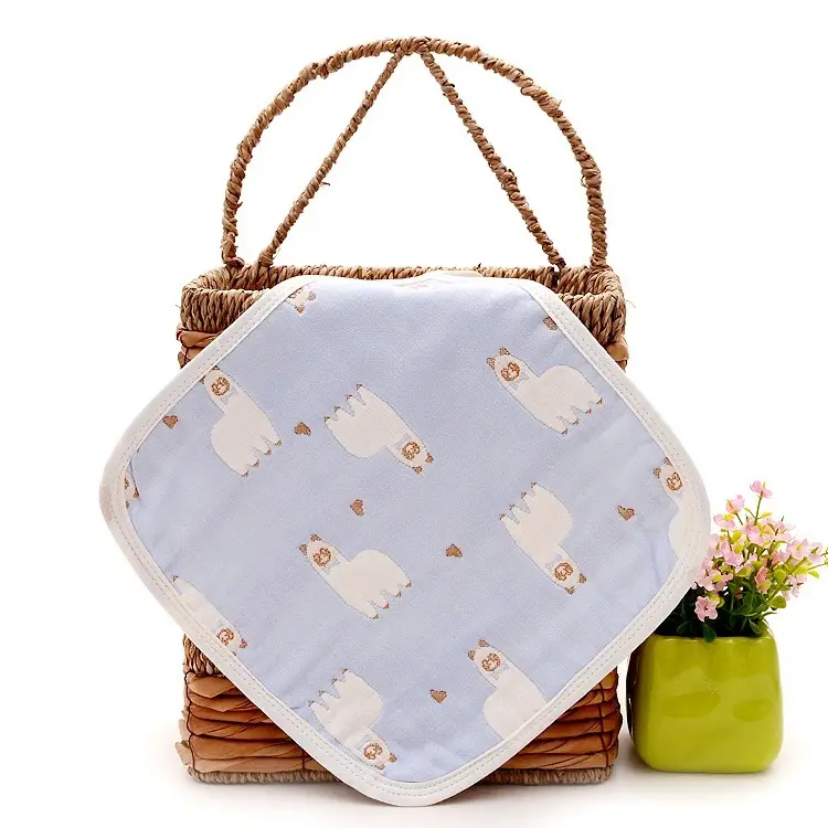 Cotton Baby Handkerchief with Crown Print - Image 16