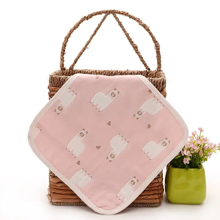 Cotton Baby Handkerchief with Crown Print - Image 17