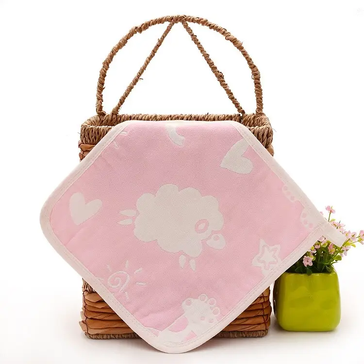 Cotton Baby Handkerchief with Crown Print - Image 9