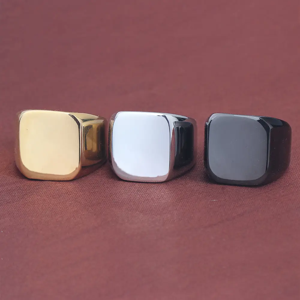 18mm Hot Gold Stainless Steel Ring 304 — feature 15