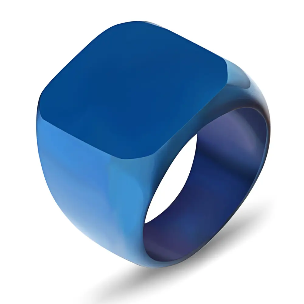 18mm Hot Gold Stainless Steel Ring 304 — feature 5