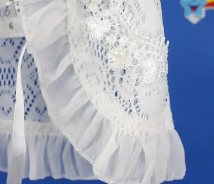 White Embroidered Lace T-Shirt for Girls 2020 Summer — feature 10