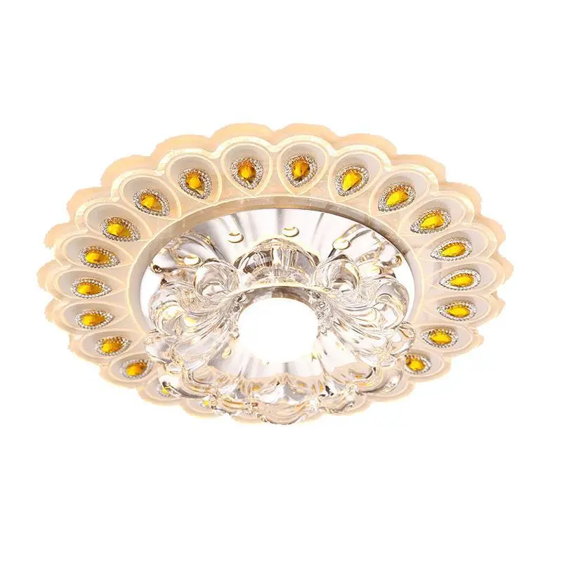 New Colorful LED Crystal Ceiling Lights Modern Corridor Decor - Image 14