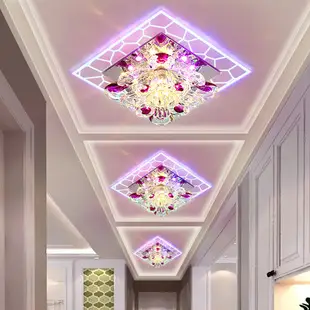 New Colorful LED Crystal Ceiling Lights Modern Corridor Decor — feature 3