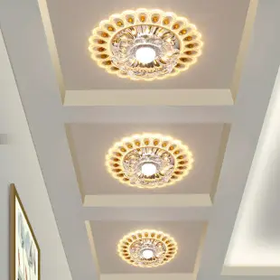 New Colorful LED Crystal Ceiling Lights Modern Corridor Decor — feature 7