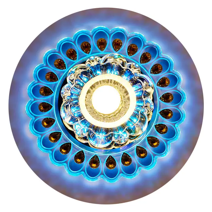 New Colorful LED Crystal Ceiling Lights Modern Corridor Decor - Image 2