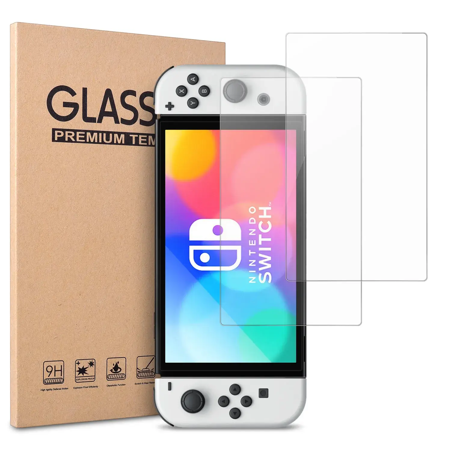 Nintendo Switch Tempered Film Protective Cover