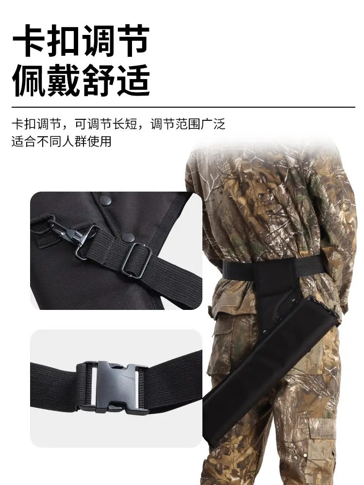 Double strap three-tube arrow pot quiver can back hanging arrow bag arrow barrel bow and arrow archery arrow bag bow and arrow manufacturer in stock
