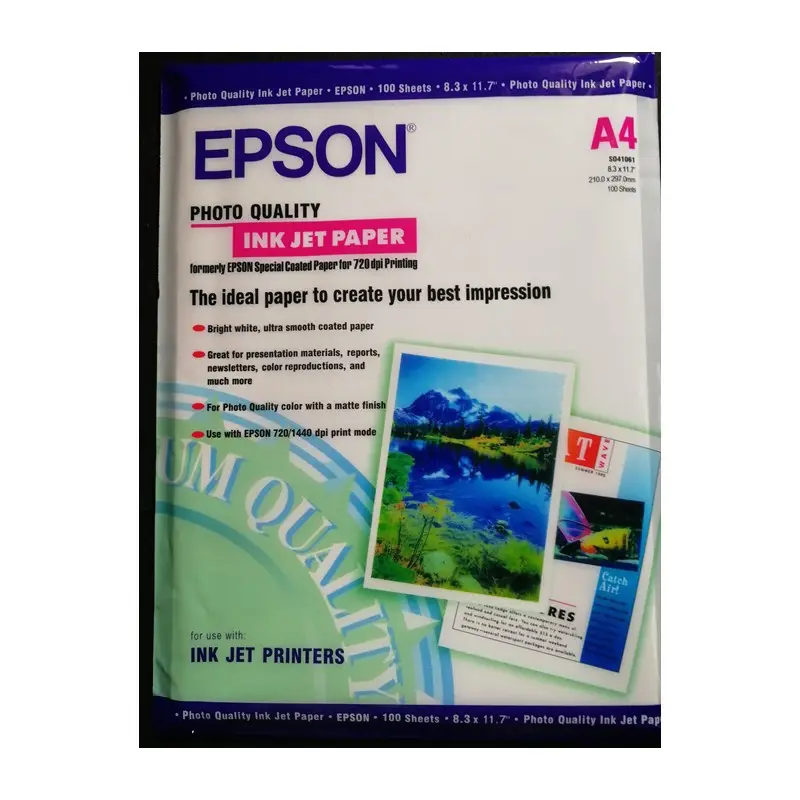 Suitable for Hospital Epson Printing 160g 135Ga4 Thin Single-Sided High-Gloss Photo Paper Inkjet Photo Paper