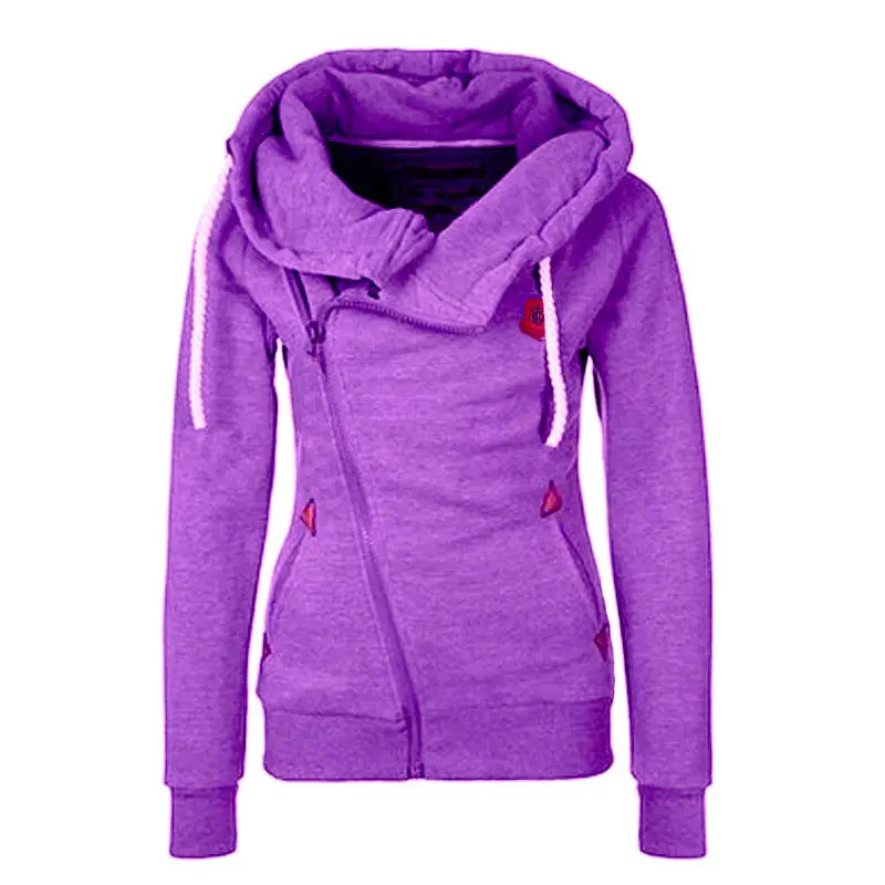 Grey Side Zipper Hooded Sweatshirt Jacket for Men — feature 7