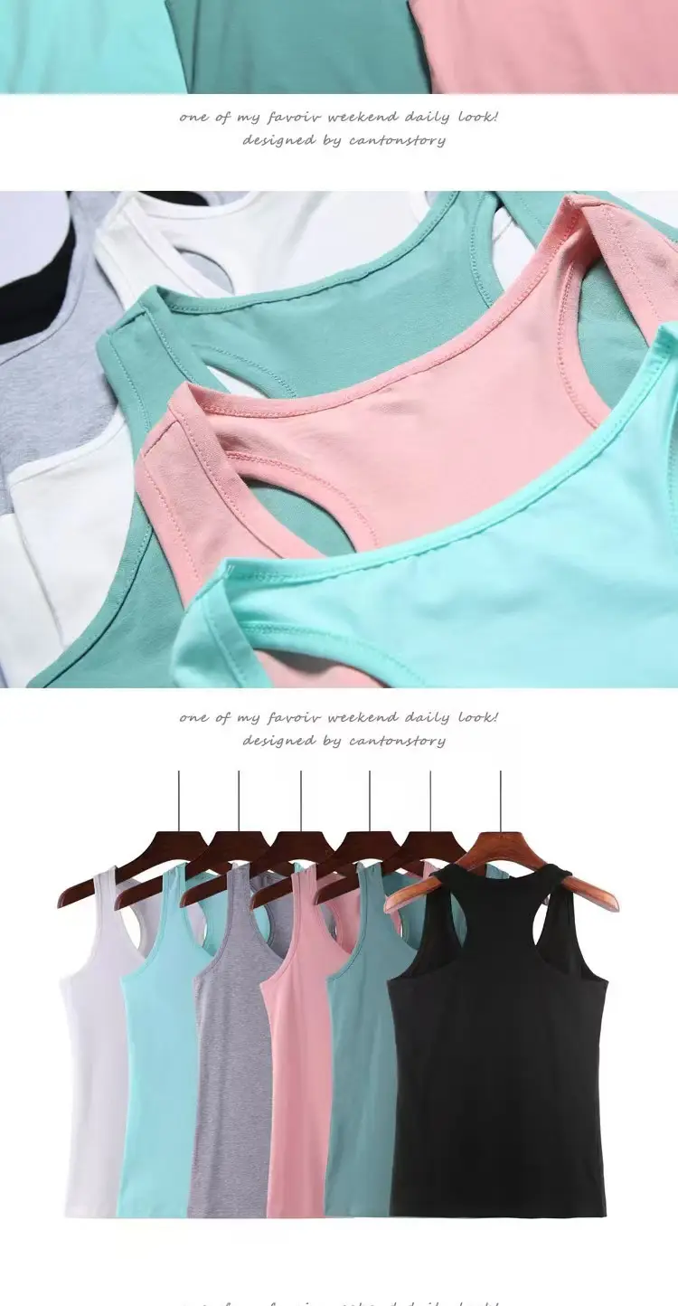 Women Slim Knitted I-Shaped Vest Large Size — feature 13