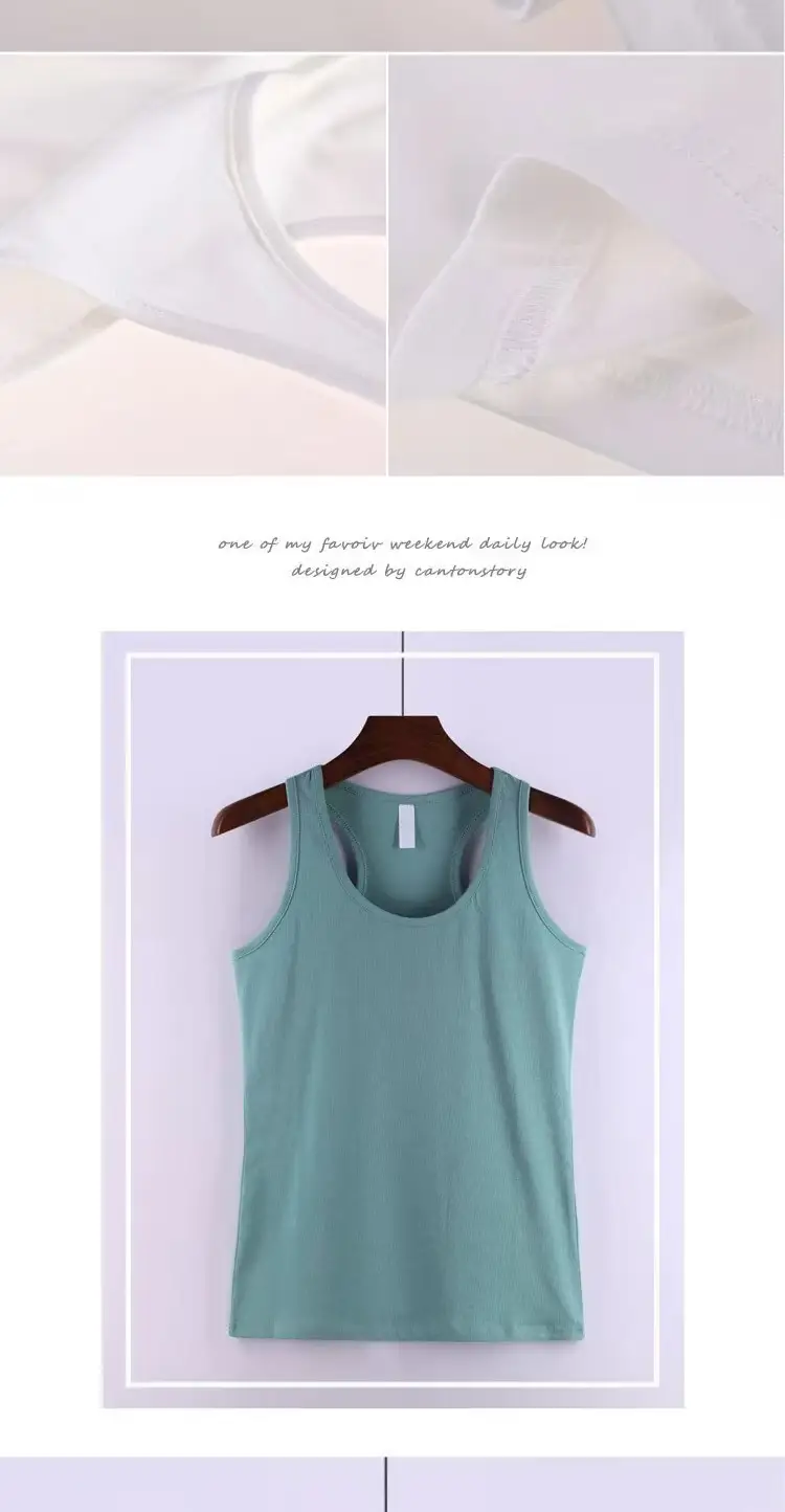 Women Slim Knitted I-Shaped Vest Large Size — feature 20