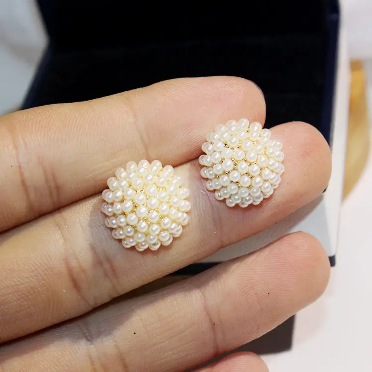 Pearl Ball Ball Earrings for Women Wholesale