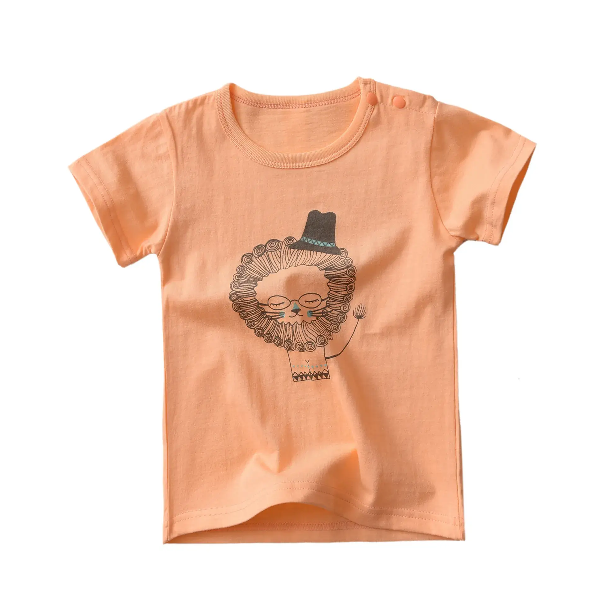 Cute Cartoon Baby T-Shirt Mint Green for Boys Girls - Image 9