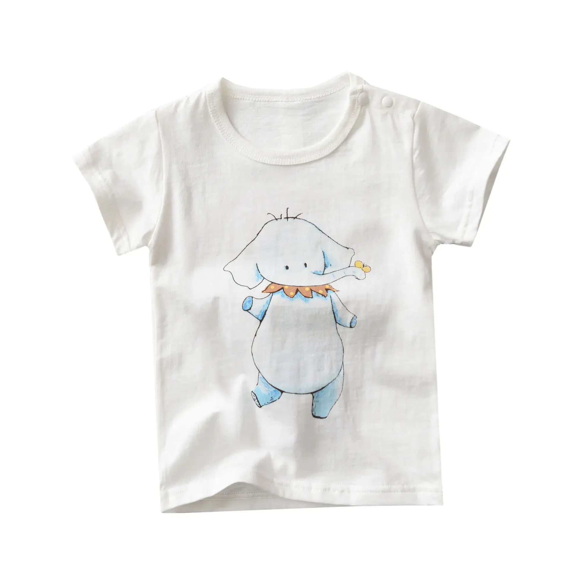 Cute Cartoon Baby T-Shirt Mint Green for Boys Girls - Image 15