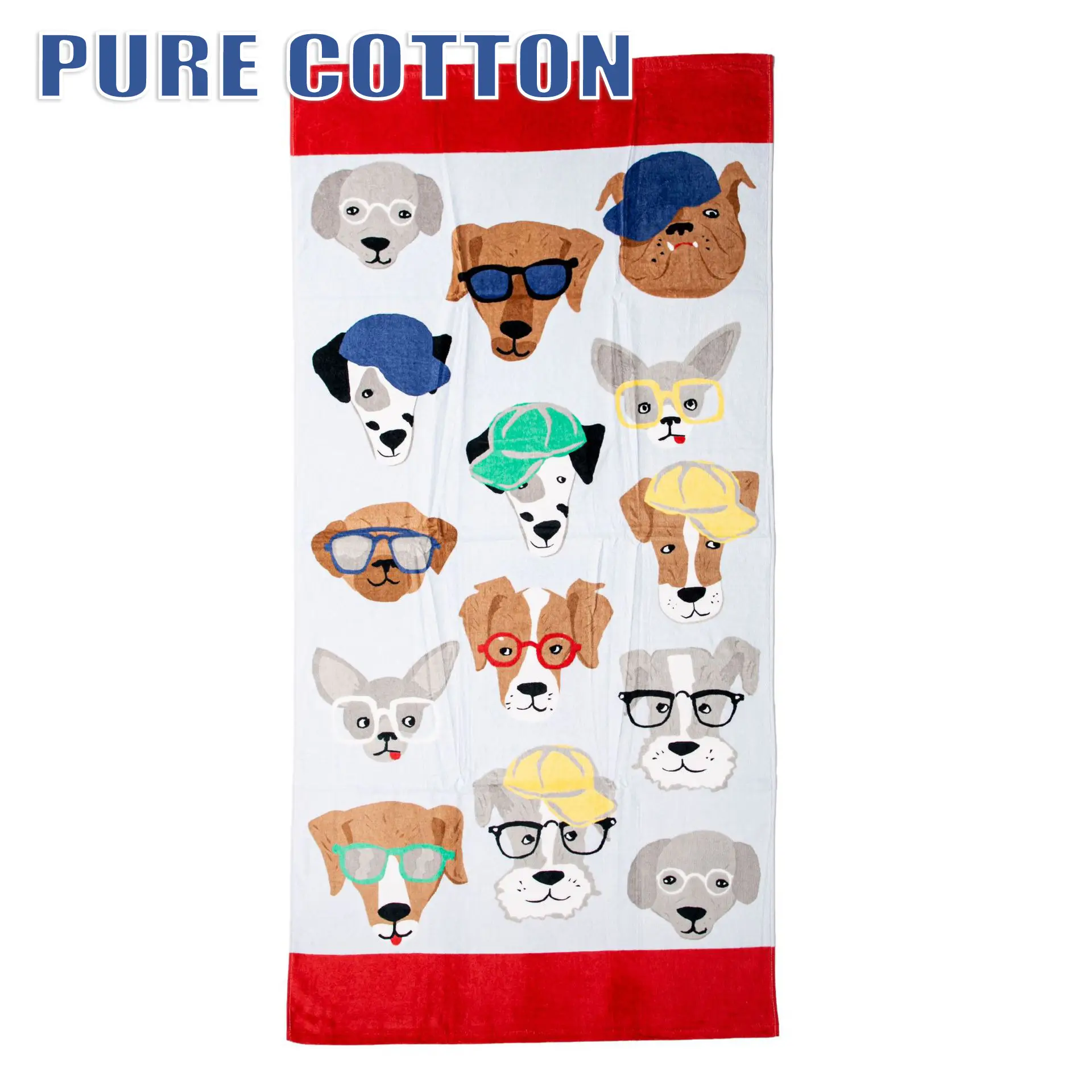 Pure Cotton Cartoon Beach Towel for Girls Large Size — feature 20