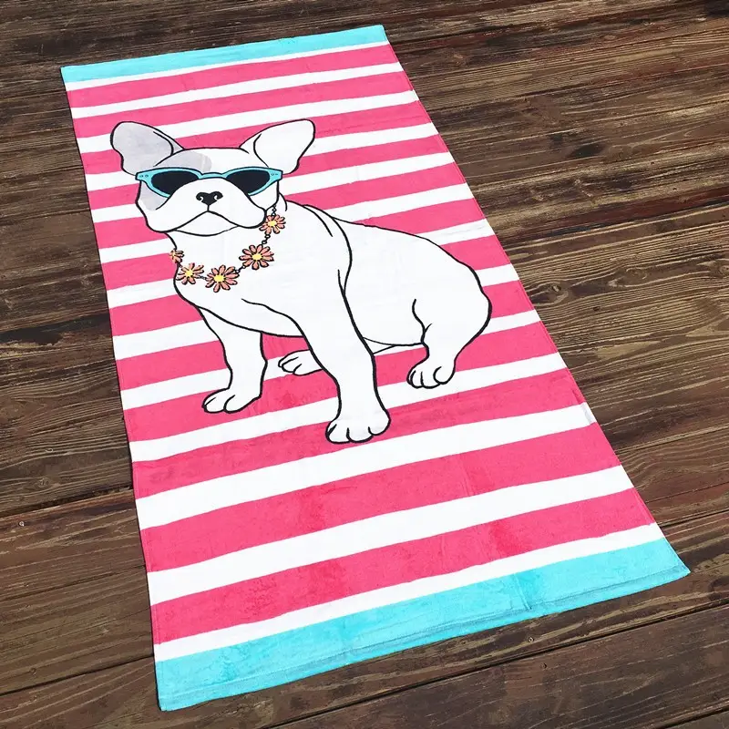 Pure Cotton Cartoon Beach Towel for Girls Large Size — feature 33