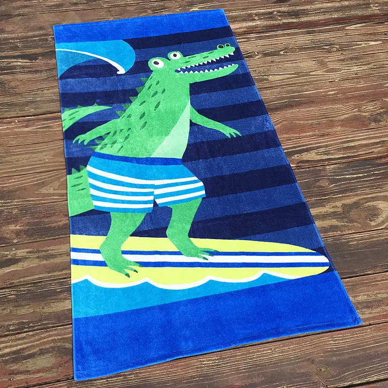 Pure Cotton Cartoon Beach Towel for Girls Large Size — feature 41