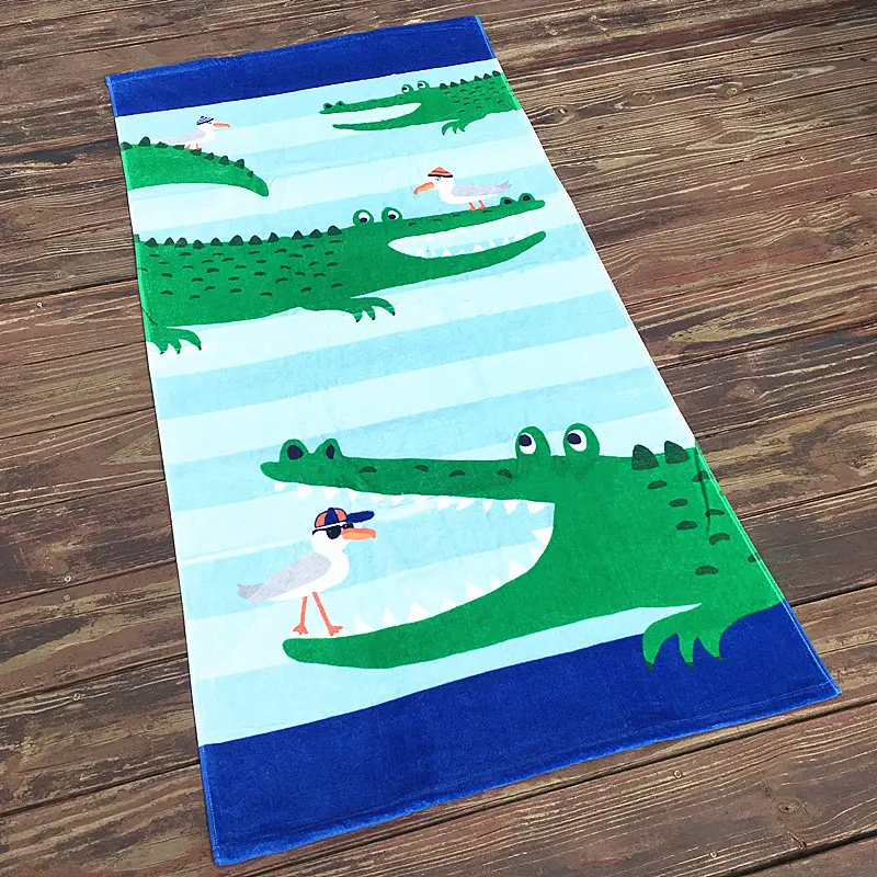 Pure Cotton Cartoon Beach Towel for Girls Large Size — feature 43