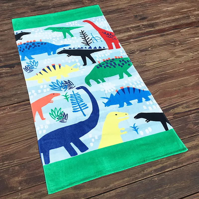 Pure Cotton Cartoon Beach Towel for Girls Large Size — feature 47