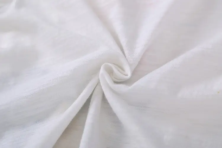 White Cotton T-Shirt for Boys Girls Round Neck — feature 11