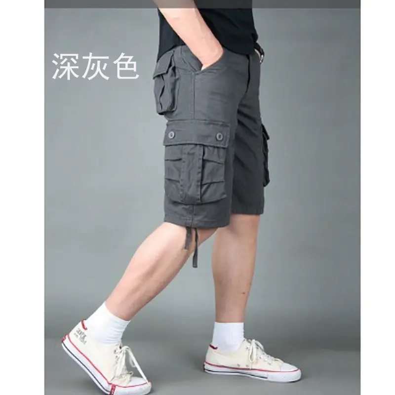 Men Cargo Shorts Straight Leg Casual Summer Wear - Image 5