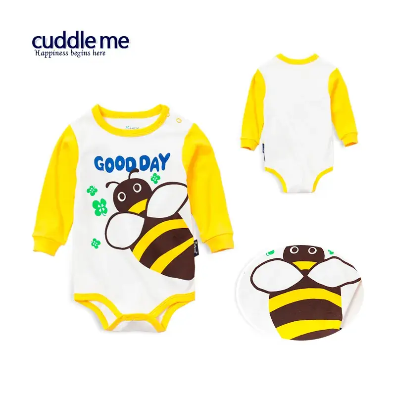 Baby Wrap Fart Long Sleeve Coat Blue White Newborn Suit