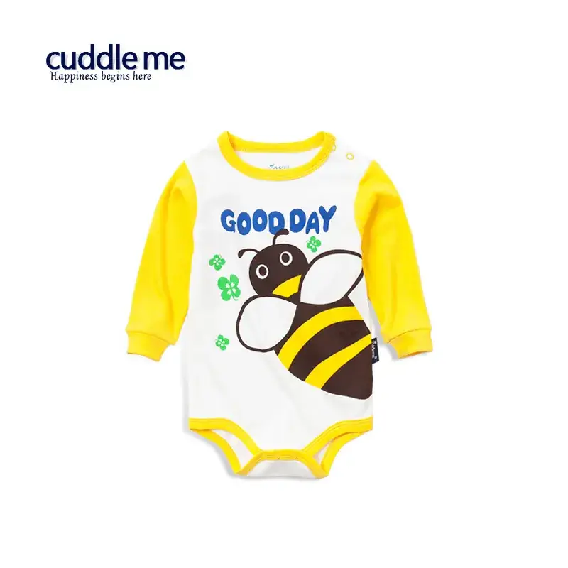 Baby Wrap Fart Long Sleeve Coat Blue White Newborn Suit